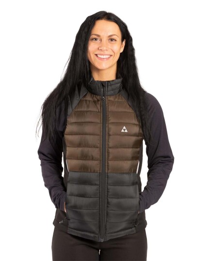 Fischer Idre Insulation Vest W Oak Brown (Storlek L)