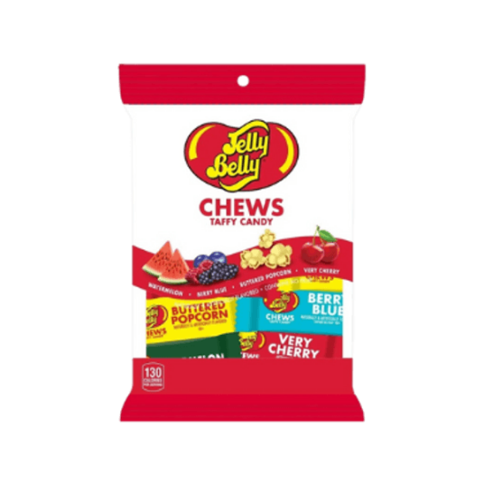 Jelly Belly Chews Taffy Candy Peg Bag 198g