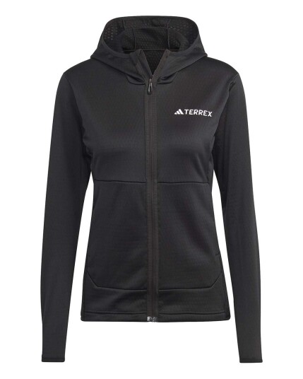 Adidas Xperior LT Fleece Hooded Jacket W Black (Storlek L)