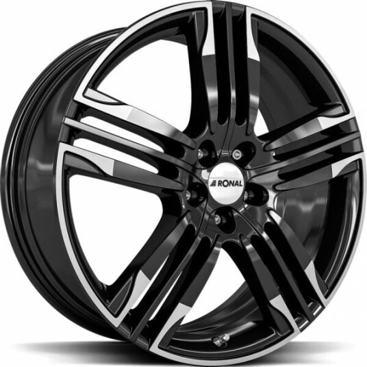 Ronal R58 Black Rim Lip Cut 8x20 5x105 ET40 B56.6