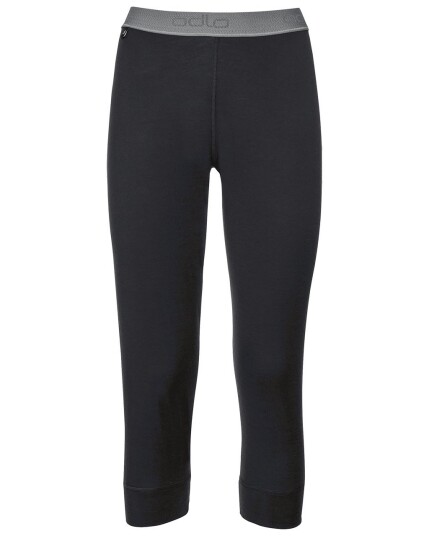 Odlo Natural 100% Merino Warm 3/4 Pant W Black (Storlek L)