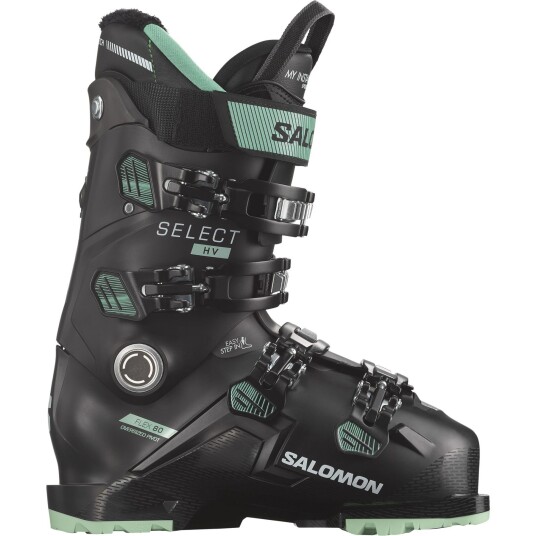 Salomon Select HV 80 W GW, Skistøvler, Dame, Black/Spearmint/Beluga 26,5