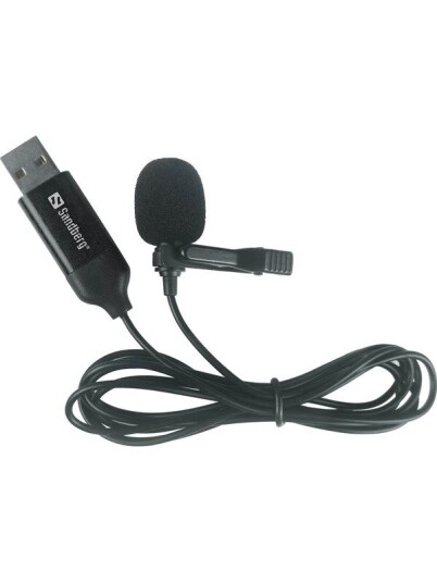 Sandberg Streamer USB Clip Microphone