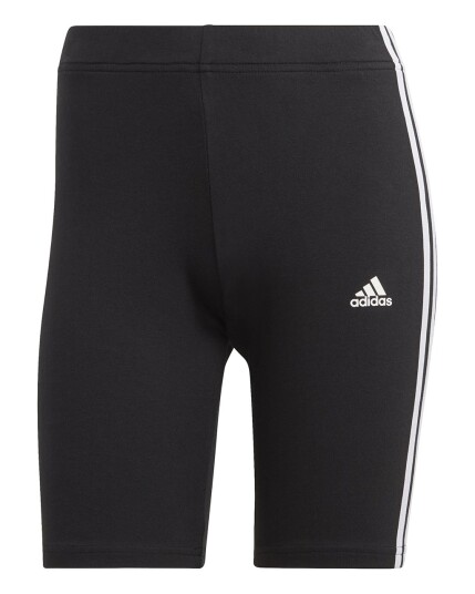 Adidas 3 Stripes Bike Shorts W Black/White (Storlek S)