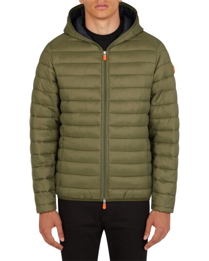 Save The Duck Donald Hooded Jacket J30650 M Dusty Olive (Storlek S)