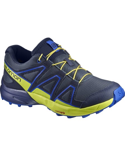 Salomon Speedcross JR Ombre Blue/Sulphur Sp/Nauti (Storlek 33)