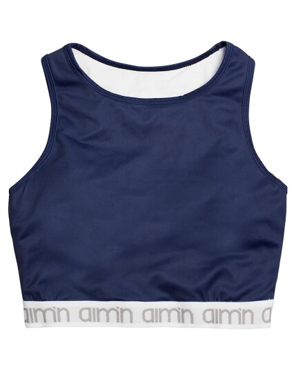 Aim'n Crop Top W Navy (Storlek L)