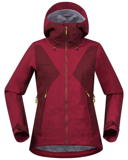 Bergans Hemsedal Lady Jacket Red/Burgundy (Storlek L)