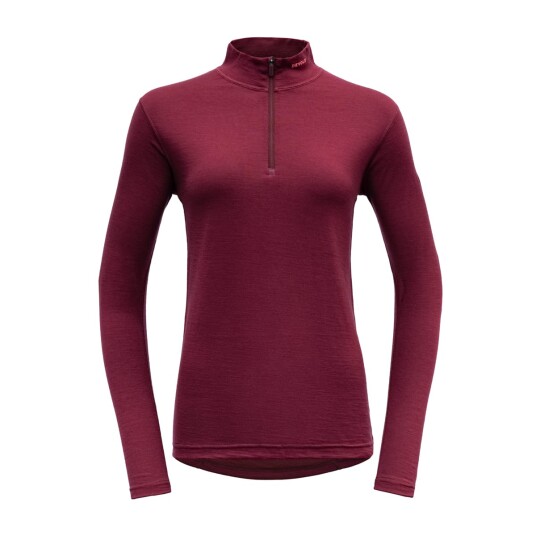 Devold Breeze Woman Half Zip Neck Beetroot L