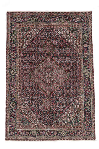 Håndknyttet. Opphav: Persia / Iran Persisk Tabriz Teppe Teppe 198X288 Svart/Mørk Rød (Ull, Persia/Iran)