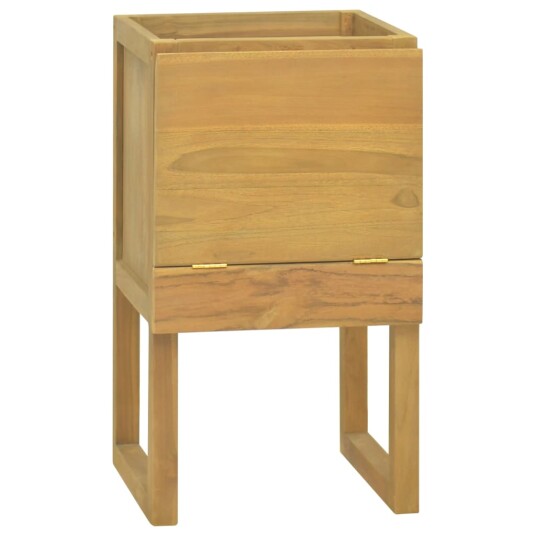 vidaXL Baderomsskap 45x45x75 cm heltre teak