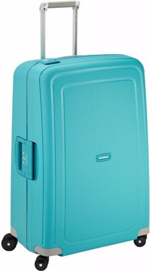 Samsonite S'Cure,hard stor koffert 75 cm/102L Aqua Blue