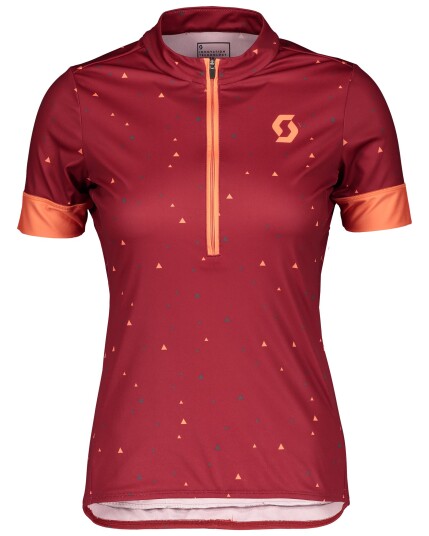 Scott Endurance 20 S/SL Shirt W Merlot rød/Camellia Pink (Storlek L)