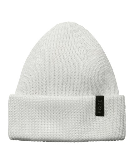 EQPE Åppås Heavy Knit Beanie Bright White