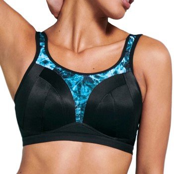 Freya Dynamic Soft Sports Bra Svart/blå H 80 Dame