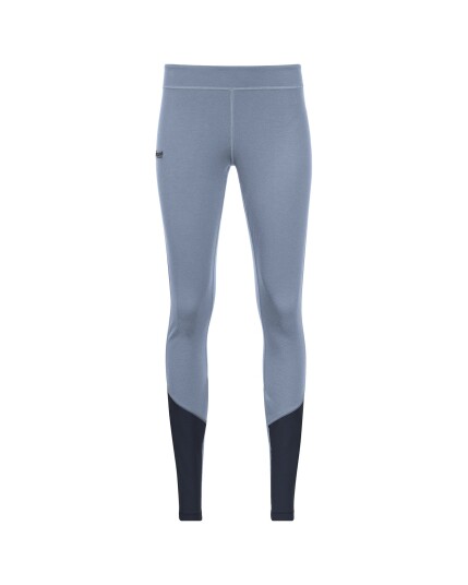 Bergans Cecilie Wool Tights W Misty Sky Blue/Navy Blue (Storlek XS)