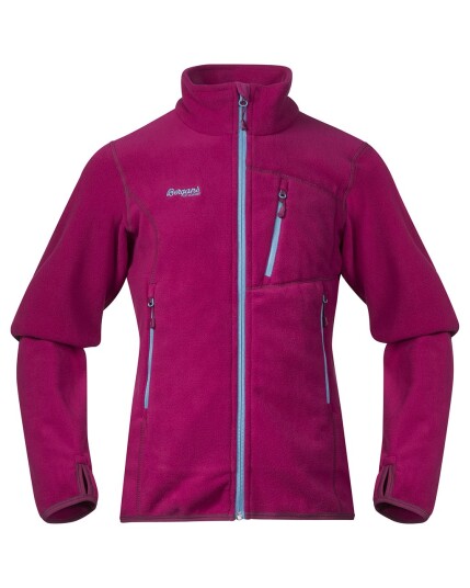 Bergans Runde Youth Jacket Cerise/Glacier/Dusty Cerise (Storlek 128)