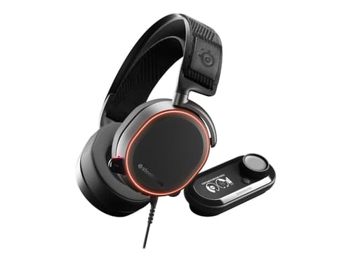 Steelseries Arctis Pro + Gamedac Hodesett 3,5 Mm Jakk, Usb Stereo Svart