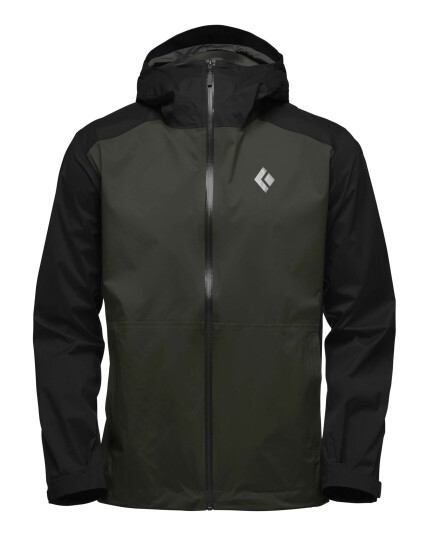 Black Diamond Stormline Stretch Rain Shell Jacket M Cypress-Black (Storlek L)