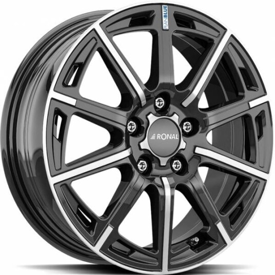 Ronal R60 Jet Black Front Cut 6.5x16 5x110 ET40 B65.1