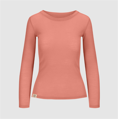 Tufte Womens Frost Long Sleeve Blooming Dahlia (#DF897C) Dame S