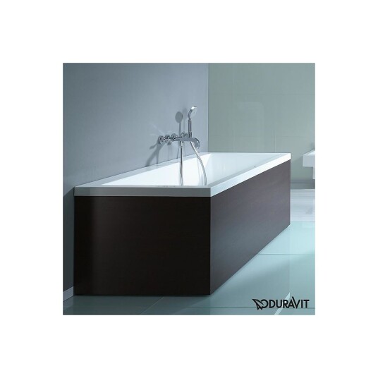 Duravit Møbelpanel til badekar 1600x700 mm, høyre, Hvit Høyglans