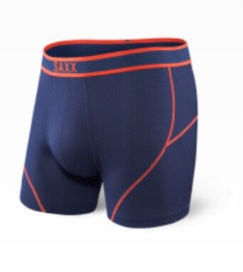 SAXX Kinetic Boxer Midnight Blue/Orange L