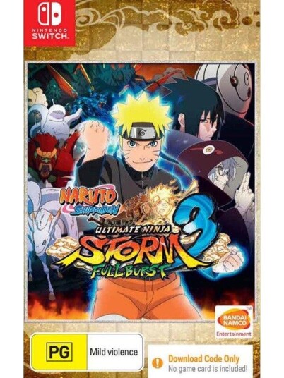 Naruto Shippuden: Ultimate Ninja Storm 3 Full Burst (Code in a Box) (NS)