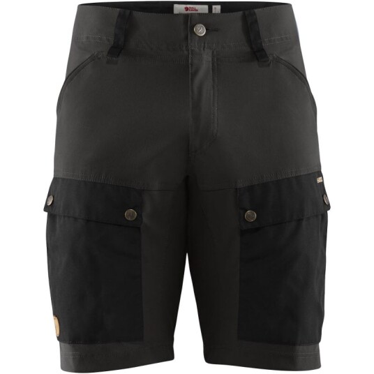 Fjellreven Men's Keb Shorts 56, Black/Stone Grey