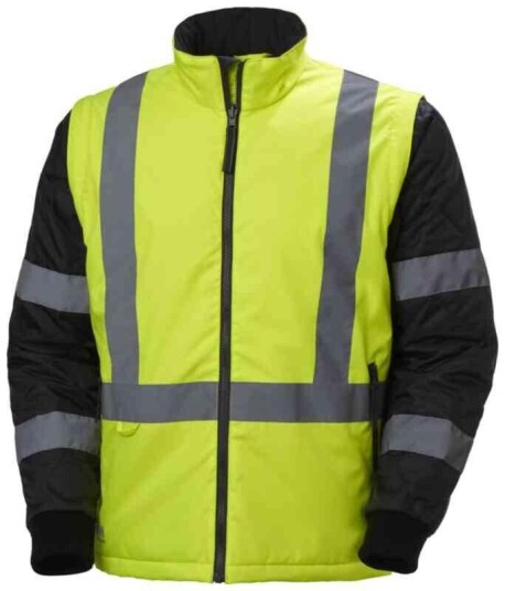 HH Addvis Mellomjakke, HiVis kl.2 Mann, Str. XL, Gul/Sort