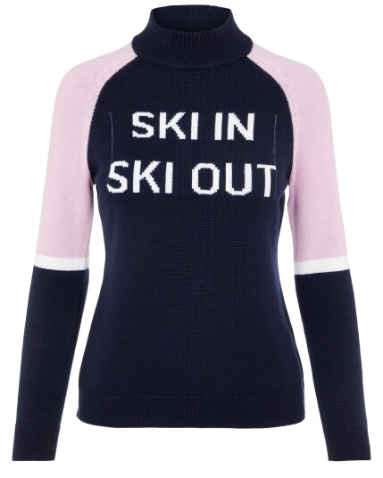 J.Lindeberg Tine Knitted Ski Sweater W Pink Lavender (Storlek M)