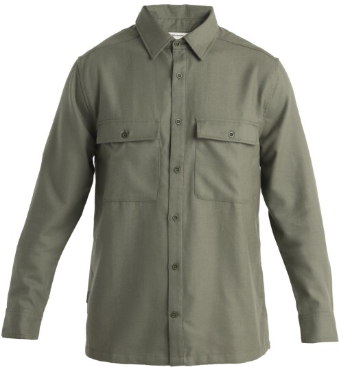 Icebreaker Merino 200 Dawnder Ls Flannel Shirt Herre Loden L