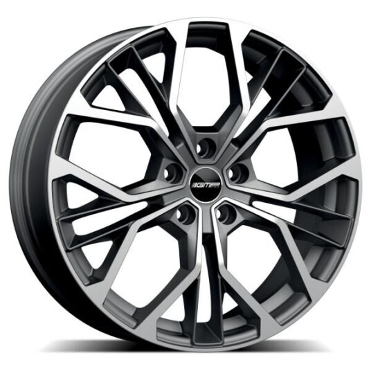 Gmp Matisse Matt Anthracite Diamond 7x17 5x114.3 ET35 B66.1