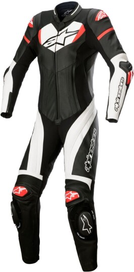 Alpinestars Stella GP Plus Ladies 1-delt motorsykkel skinndrakt 40 Svart Hvit Rød