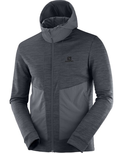 Salomon Outline Mid Jacket M Ebony/Heather (Storlek S)