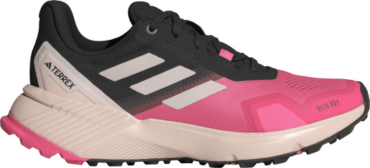 Adidas Women's Terrex Soulstride RAIN.RDY Trail Running Shoes Pink Fusion/Putty Mauve/Core Black 37 1/3