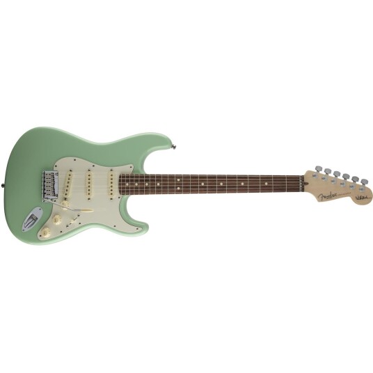 Fender Jeff Beck Stratocaster Gripebrett I Rosentre, Sørfe-Grønn