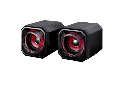 Verbatim SureFire Gator Eye Gaming Speakers Red