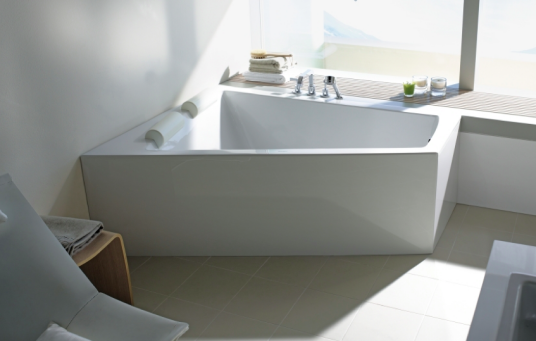 Duravit Paiova Badekar med panel 1800x1400 mm, Venstre hjørne