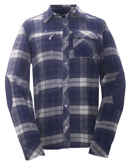 2117 of Sweden Sveg Flannel Shirt W Navy (Storlek L)