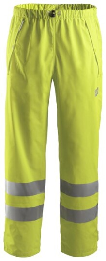 Snickers Workwear Regnbukse 8243 Gul PU High-Vis M