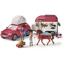 Schleich 42535 Horse Adventures Car & Trailer 1 set