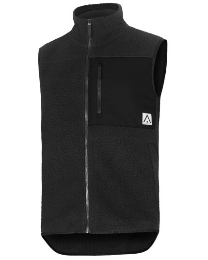 WearColour Retro Pile Vest M Phantom Black (Storlek M)