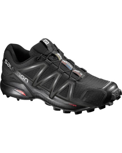 Salomon Speedcross 4 Wide M Black/Black/Black Metal (Storlek 9.5 UK)