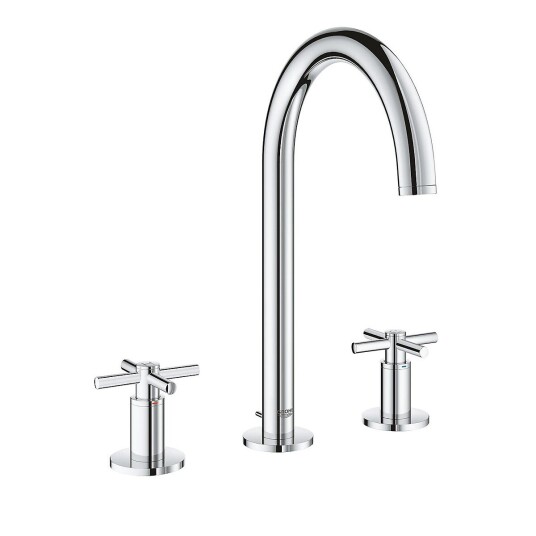 Grohe Atrio 3-hulls servantbatteri Krom