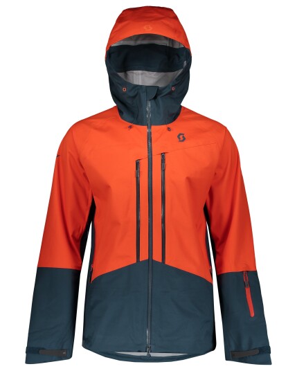 Scott Explorair 3L Jacket M Tangeringe Orange/Nightfall Blue (Storlek XL)