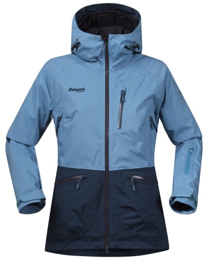 Bergans Myrkdalen Lady Jacket Glacier/Dark Steel Blue (Storlek S)