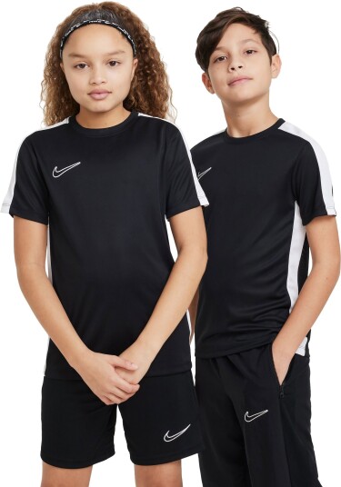 Nike Dri-FIT Academy 23 Top Short Sleeve Br, treningstrøye junior 140 BLACK/WHITE/WHITE