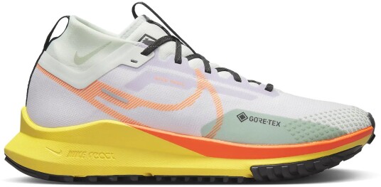 Nike React Pegasus Trail 4 Gore-Tex Herre Barely Grape/Barely Green/Yellow Strike/Total Orange 43