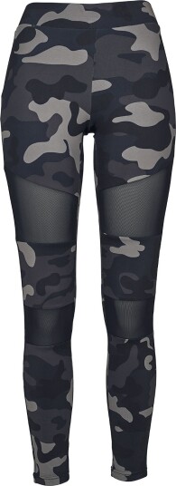 Urban Classics Leggings - Camo-tights - XS til 3XL - Damer - Mørk kamo